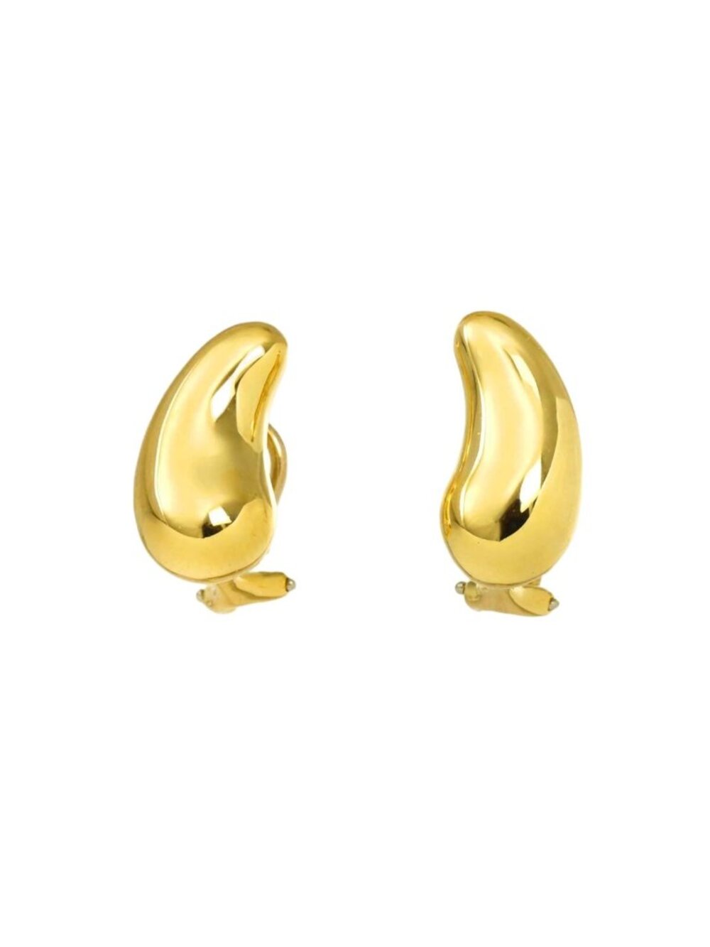 Tiffany & Co Teardrop Earrings 18k Yellow Gold 750 Clip